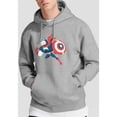 thumbnail image 4 of Captain America Mens Holiday Outfit Hoodie, 4 of 4