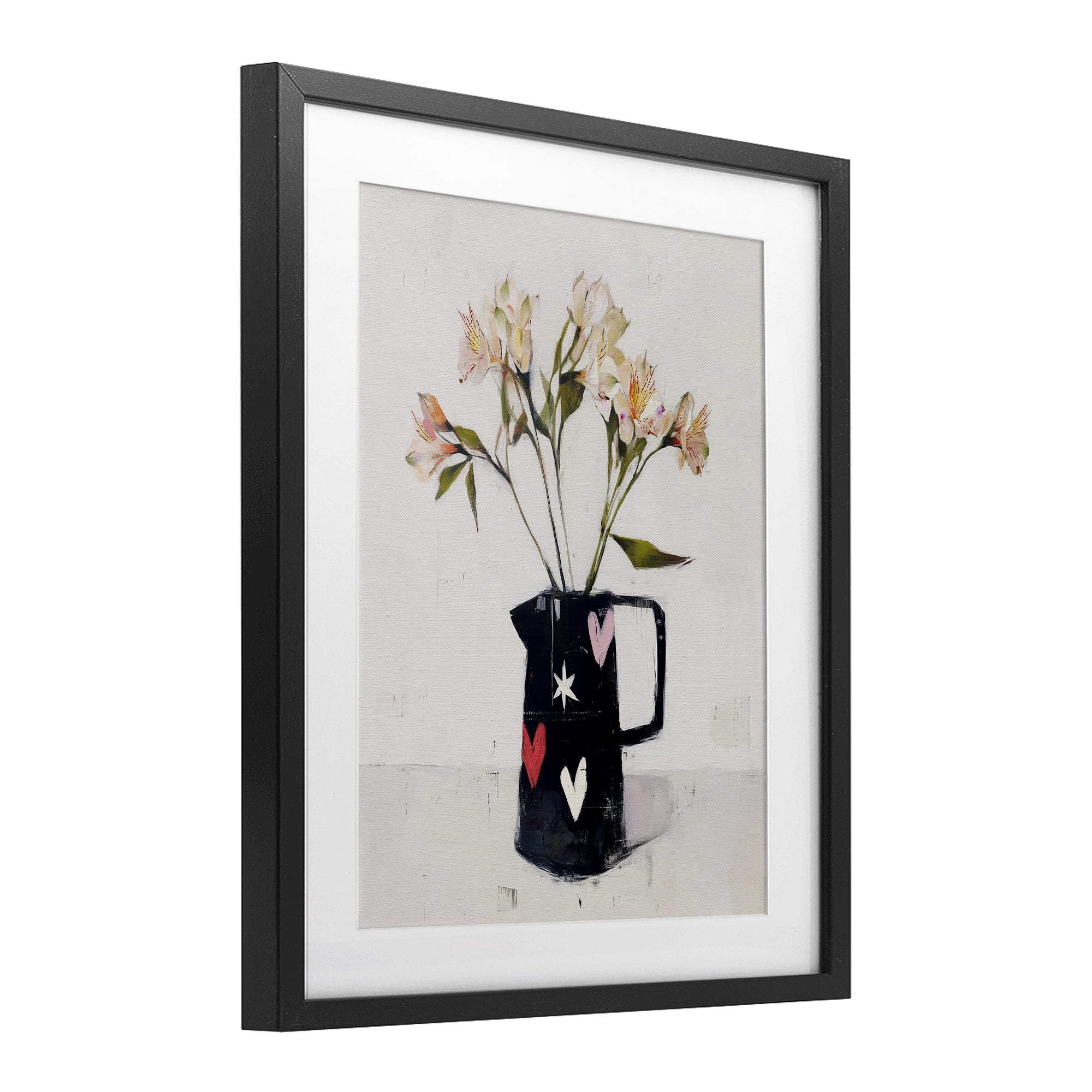 Stupell Industries Urban Mirage of Petals Black Framed Print Under Glass, design by Svetlana Aleynikova