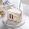 thumbnail image 3 of Mini Altavoz Bluetooth Retro: Portátil, Inalámbrico, Graves Potentes, Sonido de Alta Fidelidad, Ideal para Viajes y Exteriores., 3 of 5