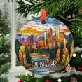 thumbnail image 2 of Denver Colorado Christmas Ornament, Ceramic/Acrylic - Denver Colorado Vacation Souvenir, Christmas Tree Ornament, Trip Keepsake 2025, Gift for Travel Lovers, Collectible 2025, 2 of 5