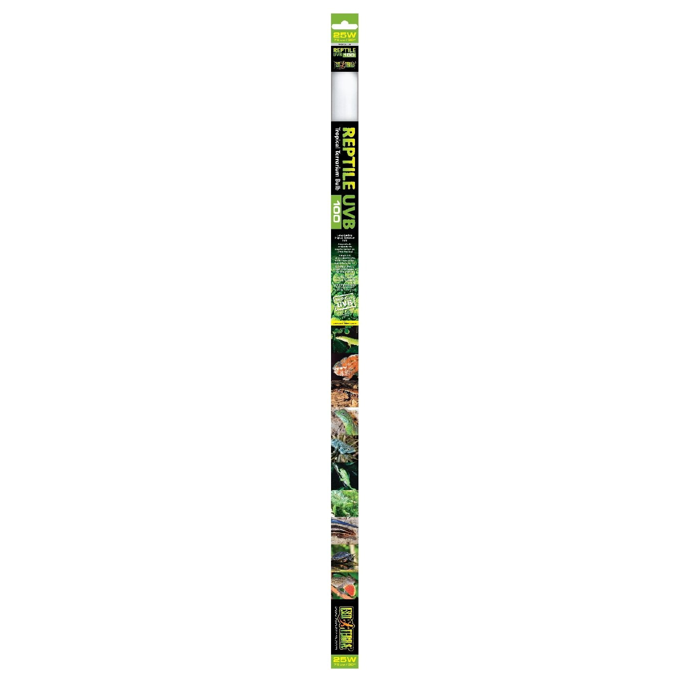 Exo Terra Reptile UVB 100 Tropical Terrarium Linear Bulb (25 Watt, 30")