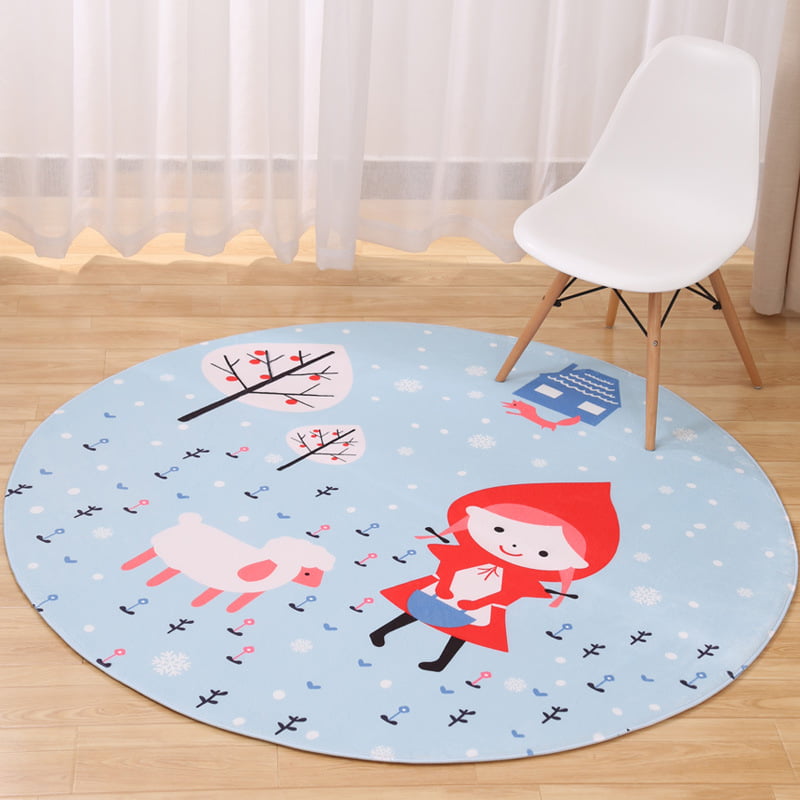Room Decoration Red Gifts, Red Nursery Rug