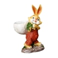 thumbnail image 1 of jinwen Easter Bunny Statue Flowerpot Balcony Decoration for Outside Decor Versatile Yellow, 1 of 9