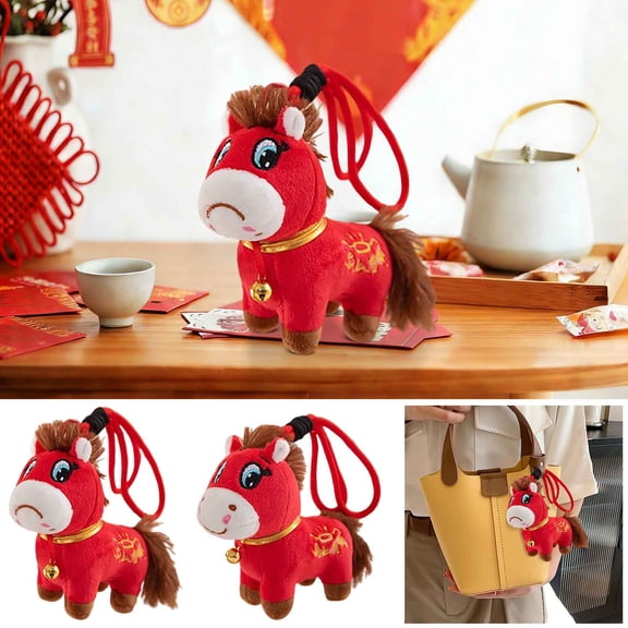 Sruoe Stuffed Animals, Easter Gifts for Kids, Horse Stuffed Animal Plush Toys, Red Stuffed Animal & Plush Toy Soft Plush Horse, Easter Gifts Toys Gifts Cute Stuffed Animals, Plush Dolls Girls Boys