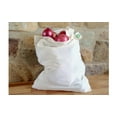 thumbnail image 3 of Reusable Cotton Mesh Produce Bags - 100% Organic Cotton, Durable, Double Stitched, Washable with Tare Weight & Drawstring - Mesh Bags for Grocery Shopping, Vegetables & Fruits | 6 Bags (2L, 2M, 2S), 3 of 4