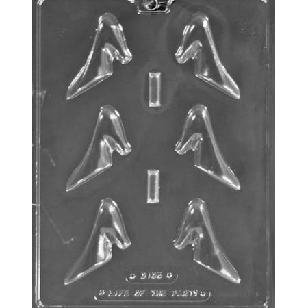 

Candyland Crafts SMALL 3D HIGH HEEL Chocolate Candy Soap Mold Combo | Food Safe Plastic Durable and Reusable Chocolate Making Mold - D106 - (6 Pack)