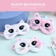 thumbnail image 5 of GOOHOCHY Máscara de ojos para dormir con dibujos animados, antifaz de peluche para dormir, adorable antifaz para dormir, 5 of 8