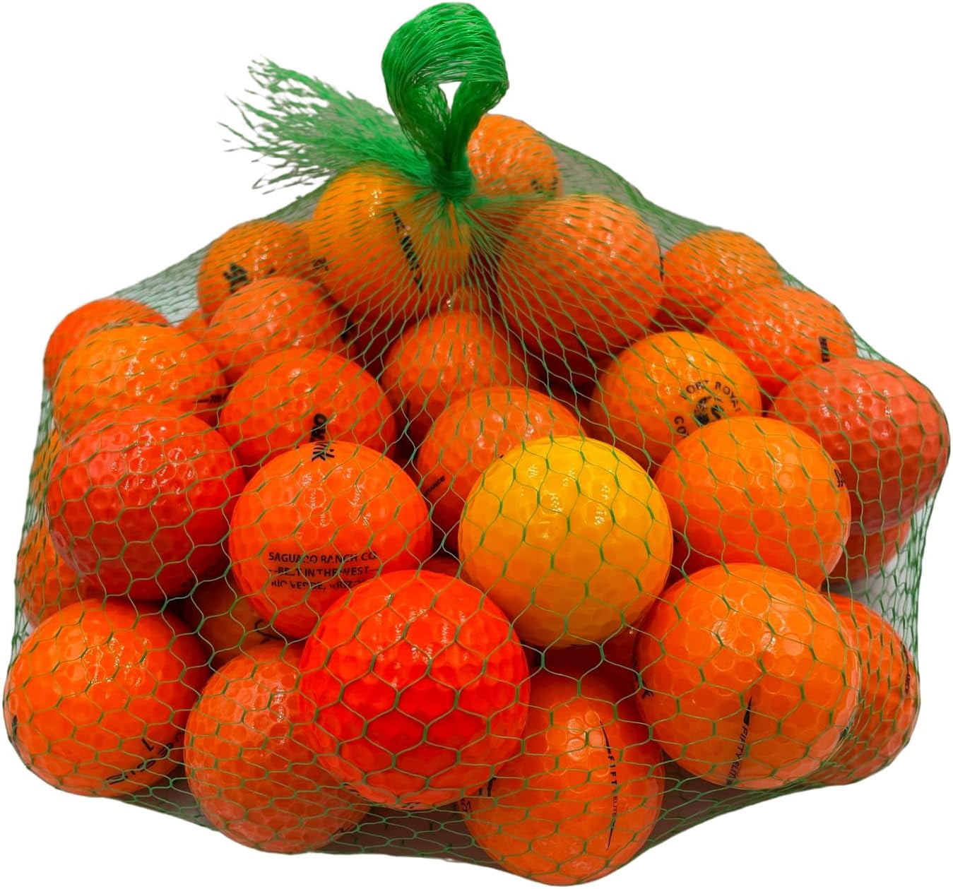 Golf Ball Planet - 50 Pack Orange Recycled Golf Balls (5A / Mint)