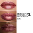 thumbnail image 5 of Maybelline Metallic Foil Metallic Liquid Lipstick 95 Luna 0.17 Ounce, 5 of 8