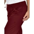thumbnail image 3 of Mini Marilyn Scrubs Straight Leg 4-Way Stretch Flare Leg Elastic Waistband Four Pocket Pants with Cargo Pockets, 3 of 3
