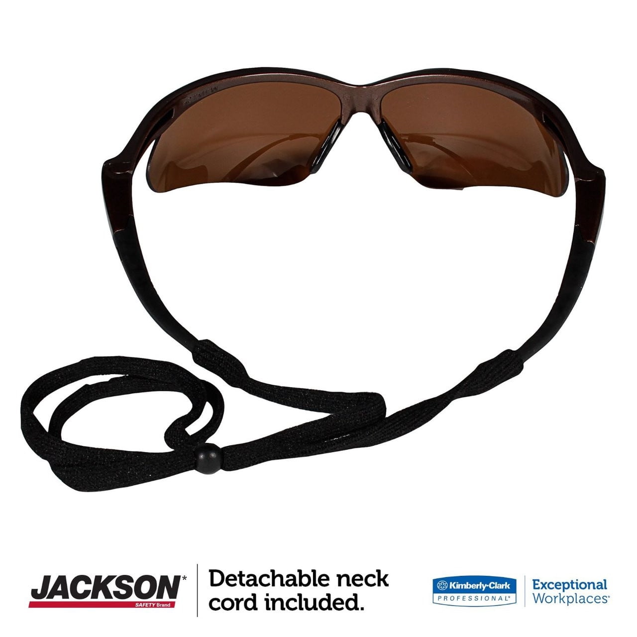 V30 Nemesis Polarized Safety Glasses, Brown, Polycarbonate Lens, Anti-Scratch, Brown Frame/Temples, Nylon
