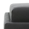 thumbnail image 6 of Safavieh Carter Birch Wood Linen Tray Ottoman in Dark Grey, 6 of 8