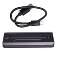 thumbnail image 3 of Boîtier de Disque Dur SSD NVME M2 à Double Protocole RGB Aluminium M.2 vers USB3.1 Gen1 5Gbps Gen2 10Gbps Type C NGFF NVME, 3 of 5
