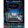 thumbnail image 6 of XXL Mouse Pad with Phone Holder, RGB Desk Mat with 15W Fast Charging, LED Large Gaming Mouse Pad with 11 Lights Colors, Long Mouse Pads for Desk, Waterproof Non-Slip Gaming Pad for Gamer Esports Pros, 6 of 6