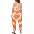 thumbnail image 3 of Wancir Girls' Casual Sleeveless Jumpsuits Spaghetti Strap Loose Romper Long Pants with Pockets, 3 of 6
