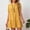 42-Yellow, variant on SELONE Boho Dresses for Women Summer Linen Short Sleeve Loose Fit Cotton Round Neck Midi Dresses for Women Plus Size Dress Tshirt Dress for Everyday Wear Beach Vacation Day to Night Gray XL