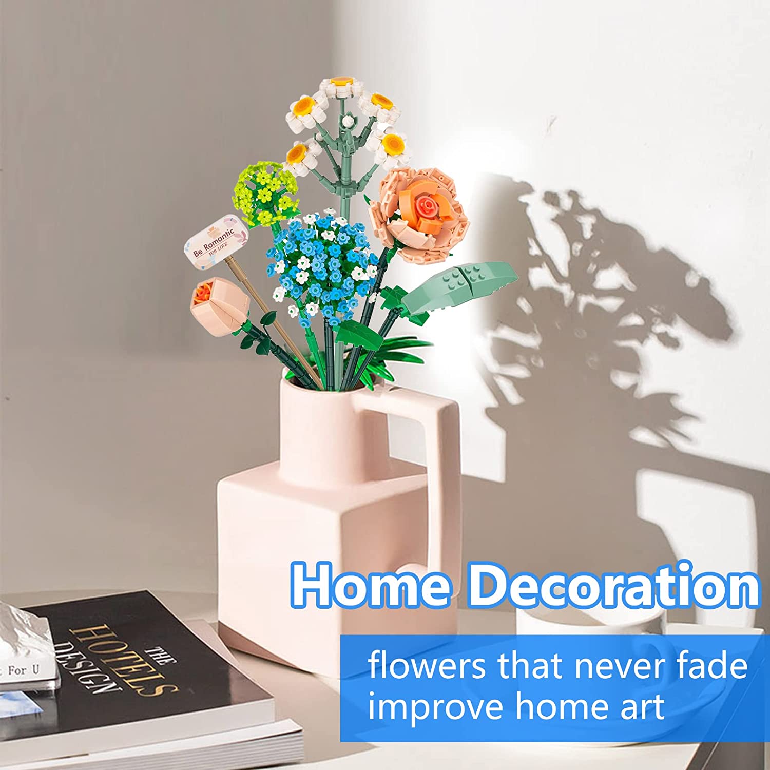 Ulanlan Flower Bouquet Building Blocks Toy, Decorative Home Accessories  Artificial Flowers Building Set for Adults, Best Gift for Mother's Day,  Anniversary, Valentine's Day and Birthday Gifts 1237PCS - Yahoo Shopping