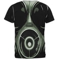 thumbnail image 2 of Gas Mask All Over Adult T-Shirt - Medium, 2 of 2