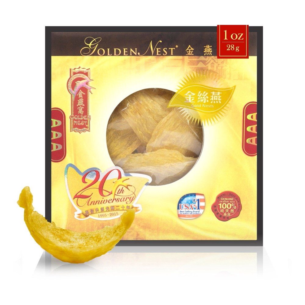 Premium Gold Bird’s Nest AAA 28 Grams (1 Oz.)