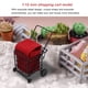 thumbnail image 5 of Bewildely Mini carro de compras para casa con bolsa de tela roja, carros en miniatura a escala 12, accesorios de decoración, modelo de Muebles de casa de muñecas, 5 of 6