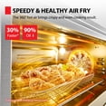 thumbnail image 2 of TOSHIBA ChefFry Air Fryer Combo de horno tostador, 26.4 QT de gran capacidad, horno tostador de encimera 12 en 1, acero inoxidable, 2 of 5