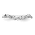 thumbnail image 2 of Auriga 14K White Gold Lab Grown Diamond Band for Women Size 7 (0.36ct, Color- D-E, Clarity- VS2/SI1), 2 of 6