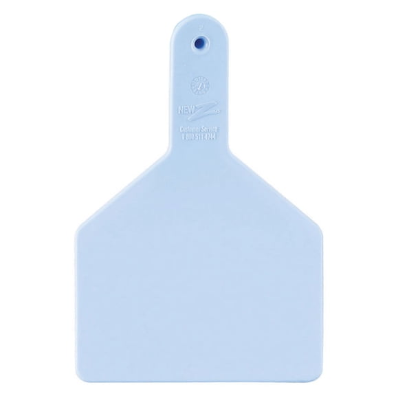 Cow Tag, Blue, 3 x 4.5-In., 25-Pk.