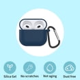 thumbnail image 3 of Funda para Audífonoses con soporte para Audífonoses para Apple Airpods 3 (azul medianoche), 3 of 9