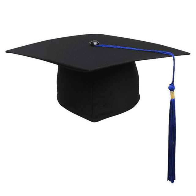 Gorro de graduación para adultos, estudiantes, birrete, gorro de graduación, accesorio para disfraces, accesorios para fotos, gorro de graduación unisex para adultos con borla ajustable, gorro de grad