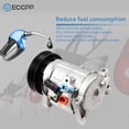 thumbnail image 3 of ECCPP A/C Compressor and Clutch For Dodge Caravan Chrysler Town Country Voyager Fits select: 2005-2007 DODGE GRAND CARAVAN SXT, 2004-2007 CHRYSLER TOWN & COUNTRY TOURING, 3 of 4