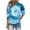 Z30, variant on Women Plus Size Hoodies Women Loose Tie-Dye Printed Buttoned Long Sleeve Sweatshirt Tops