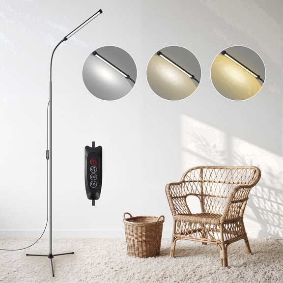 LAFAYTTE LED Floor Lamp for Bedroom: Premium Creative DIY Modern Minimalist Bedside Floor Lamp Piano Light