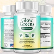 Glow Greens Advanced Gut Support Pills Advanced Energy Vitamin Supplement GlowGreens 180 Capsules