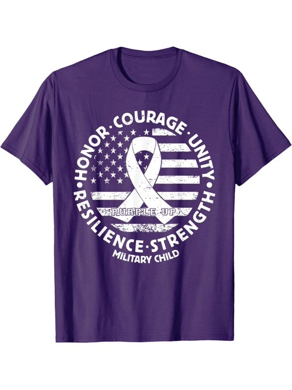 Honor Courage Unity Strength Resilience Military Unisex T-Shirt All Size S-5XL