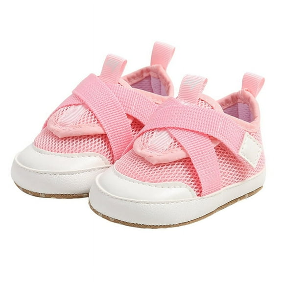 GYRATEDREAM Baby Girls Shoes Non-Slip Rubber Sole Sneakers Infant Crib First Walker Shoes Flats Shoes