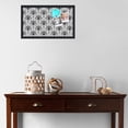 thumbnail image 3 of PinPix 24x14 Custom Cork Bulletin Board Grand Floral Motif Poster Board Has a Fabric Style Canvas Finish, Framed in Grand Floral Motif, by ArtToFrames (PinPix-181), 3 of 5
