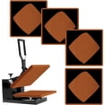thumbnail image 1 of Tignapoo Durable High-Temperature Heat Press Plate Protector - Brown & Black, 16x20 Inches (40x50cm), Non-Stick Surface for Easy Cleaning, 1 of 6