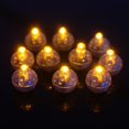 thumbnail image 1 of Luces LED de colores para globos, lámparas de bola que brillan en la oscuridad, minilinterna de papel para decoración de Halloween y Navidad, 100 piezas/50 piezas, 1 of 4