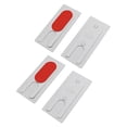thumbnail image 3 of Juego de 4 piezas de accesorios insonorizados de bloque autoadhesivo a prueba de viento para acero plástico Gris claro, 3 of 9