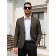 thumbnail image 3 of COOFANDY Men's Suit Jacket Lightweight Breathable Casual Sport Coat Blazer Two Button, 3 of 8
