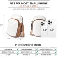 thumbnail image 3 of Small Crossbody Bags for Women Designer Zip Cell Phone Purse Shoulder Handbags Wallet with Card Slots, 3 of 5