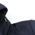 thumbnail image 6 of Penkiiy Men's Hooded Winter Coat Warm Puffer Jacket Thicken Cotton Coat with Removable Hood Dark Blue, 6 of 8