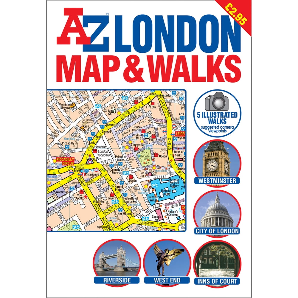 Street Maps & Atlases S London AZ Map & Walks (Edition 12) (Paperback)