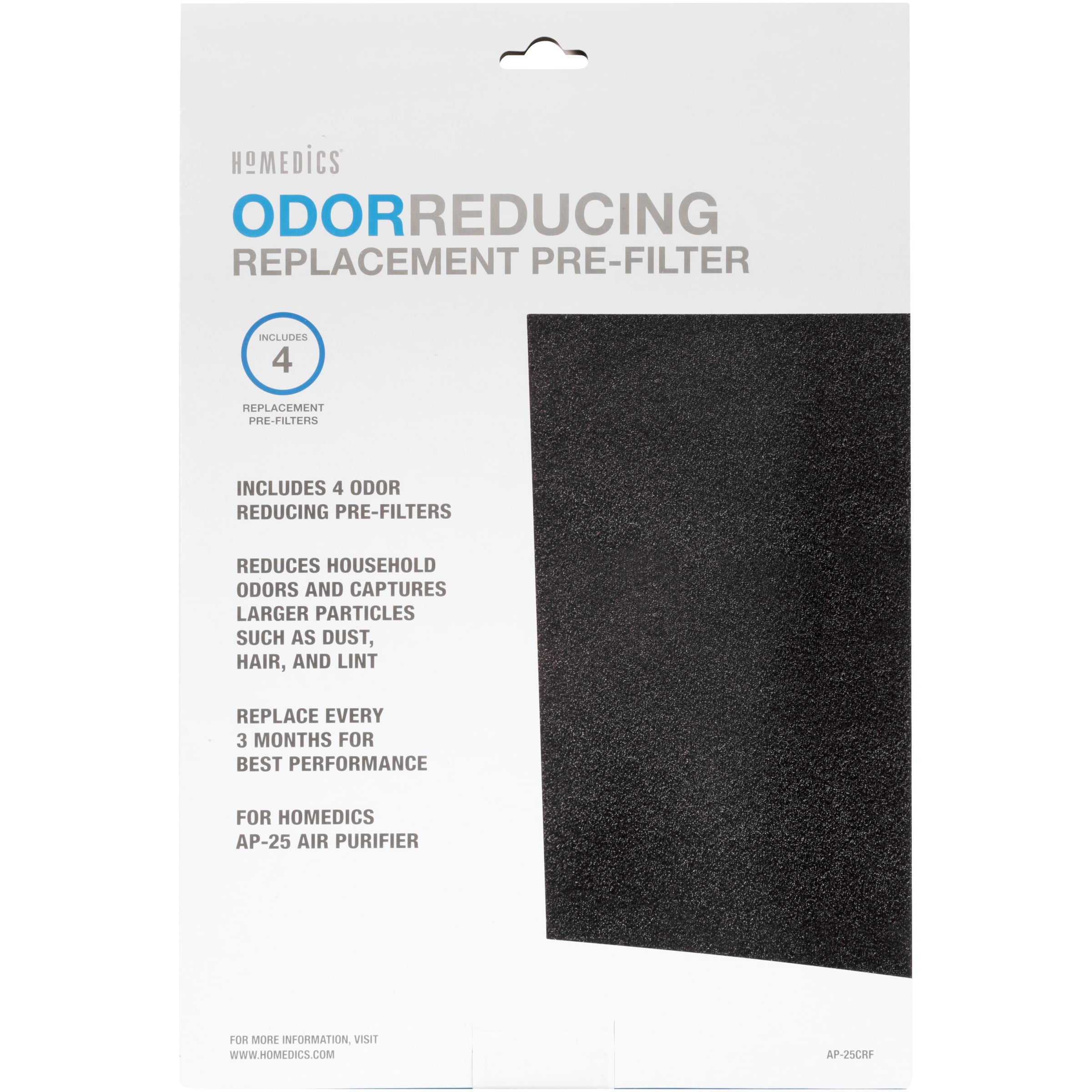 Homedics odor deals filter