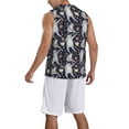 thumbnail image 2 of Honeii Sloths Dancing print basktball shirt for men and women, Unisex basketball jersey for Theme party-Large, 2 of 6