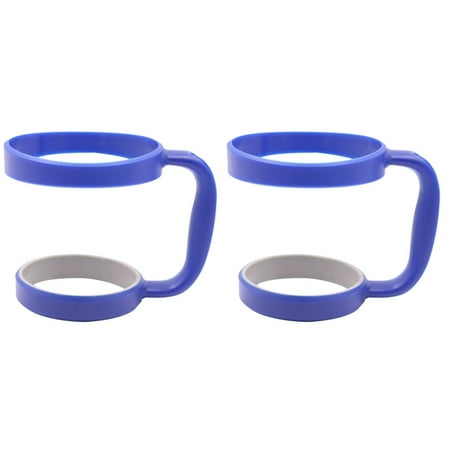 

NUOLUX Handle Tumbler Mug Oz 30 Cup Travel 30Oz Beer Holder Universal Handles Grip Cooler Adjustable Black Pink Purple Blue