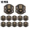 thumbnail image 2 of BTOER 5/12set Jewelry Box Hasp Clasp Suitcase Wood Chest Cabinet Decorative Lock Latch, 2 of 2