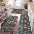 thumbnail image 2 of Red Bigfoot Pattern Kitchen Rugs Sets Of 3,Kitchen Runner Rugs Non Skid Washable,Decorative Kitchen Floor Mats for Kitchen,Sink,Laundry,17"x30"+ 17"x47" + 17"x59", 2 of 6