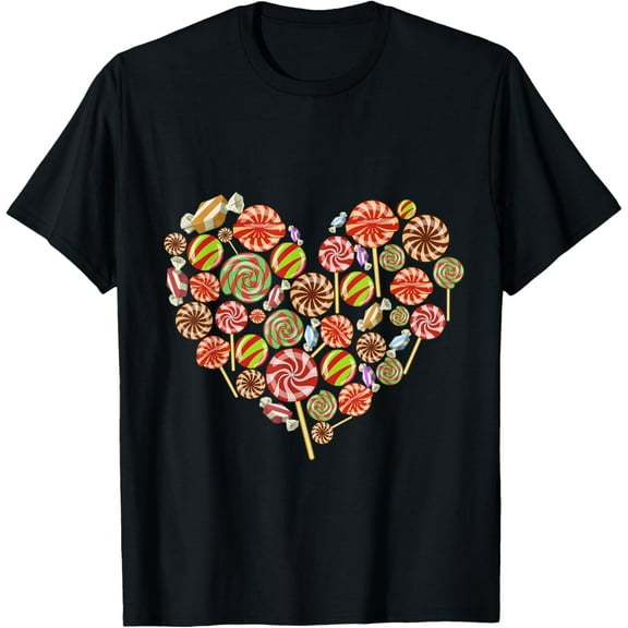 Lollipop Heart Candy T-Shirt