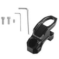 thumbnail image 3 of Abrazadera para soporte de cilindro maestro de freno de motocicleta, bolsa, gancho para equipaje, colgador premium Negro, 3 of 6